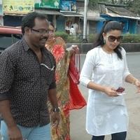 Actor prasanna and Actress sneha voted - stills
